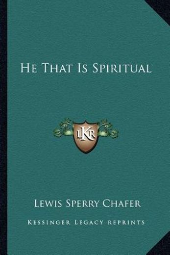 he that is spiritual (en Inglés)