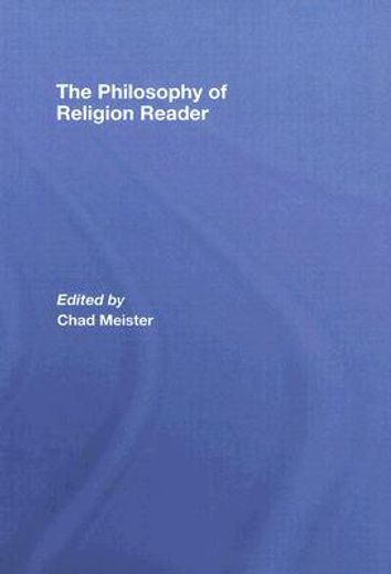 the philosophy of religion reader