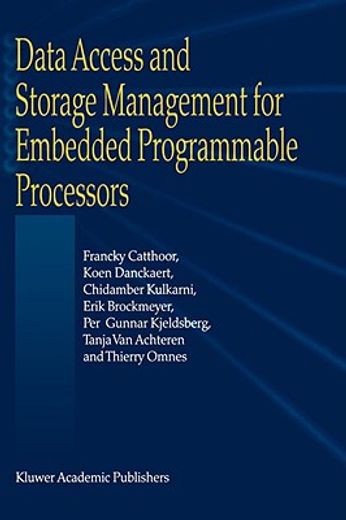 data access and storage management for embedded programmable processors (en Inglés)