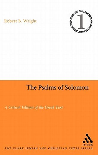 psalms of solomon,a critical edition of the greek text