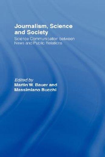 journalism, science and society,science communication between news and public relations