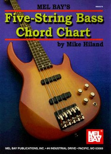 5-string bass chord chart (en Inglés)