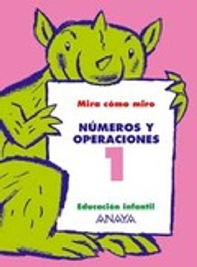 Números y operaciones 1. (in Spanish)