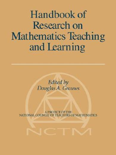handbook of research on mathematics,teaching and learning