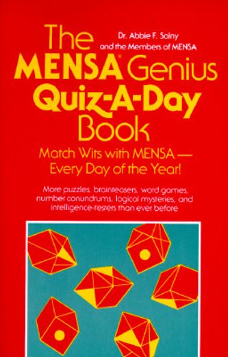 the mensa genius quiz-a-day book (en Inglés)