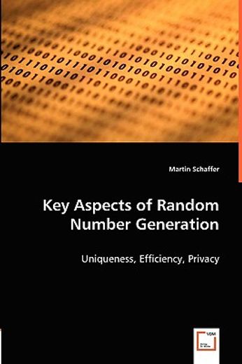 key aspects of random number generation