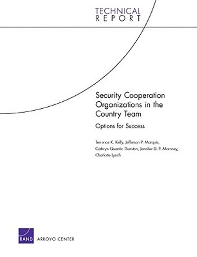 security cooperation organizations in the country team,options for success