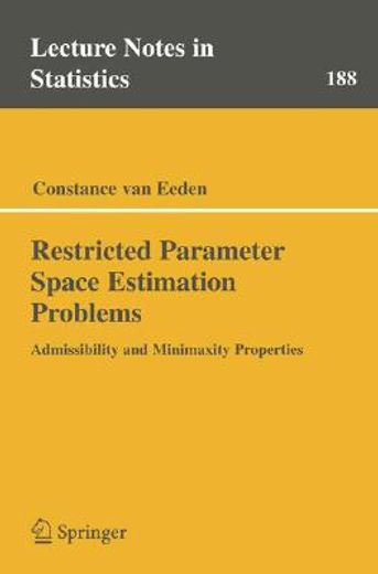 restricted parameter space estimation problems (en Inglés)