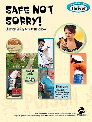 safe not sorry!: chemical safety activity handbook