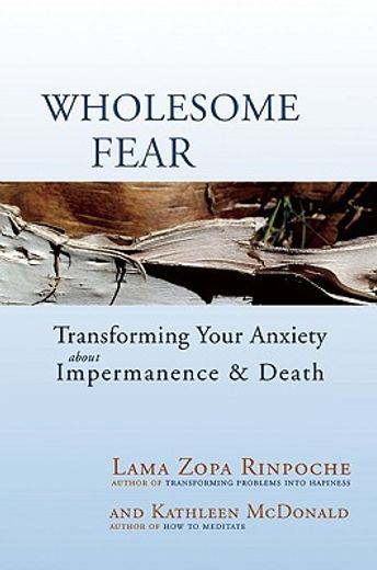 wholesome fear,transforming your anxiety about impermanence & death
