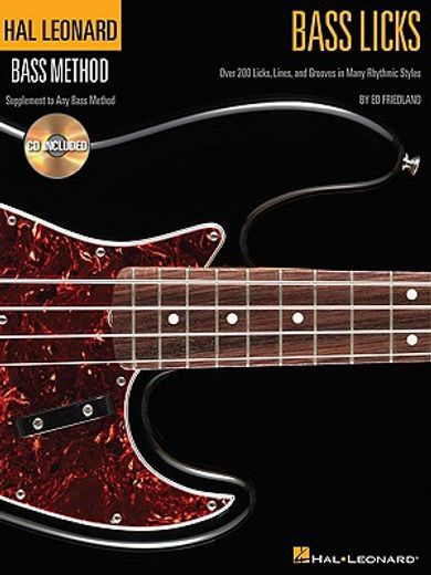 Bass Licks Book/Online Audio [With CD (Audio)] (en Inglés)