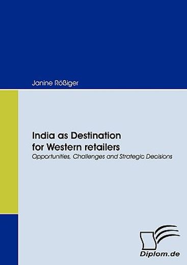 india as destination for western retailers