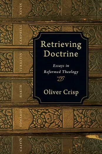 retrieving doctrine,essays in reformed theology