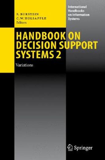 handbook on decision support systems 2,variations