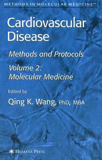 cardiovascular disease,methods and protocols: molecular medicine