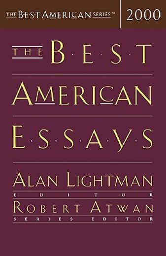 the best american essays 2000 (en Inglés)