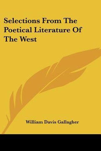 selections from the poetical literature