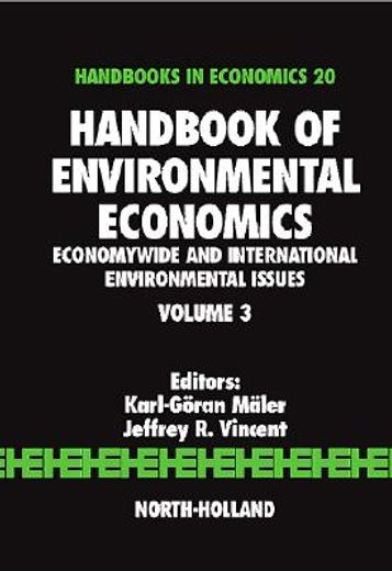 handbook of environmental economics,economywide and internationalenvironmental issues