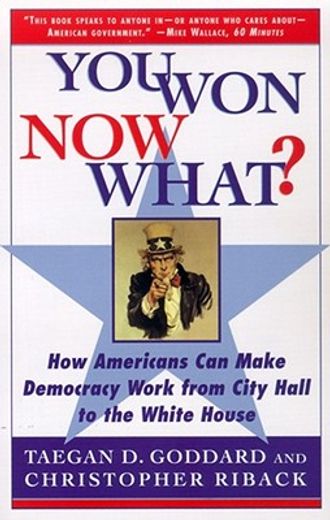 you won--now what?,how americans can make democracy work from city hall to the white house