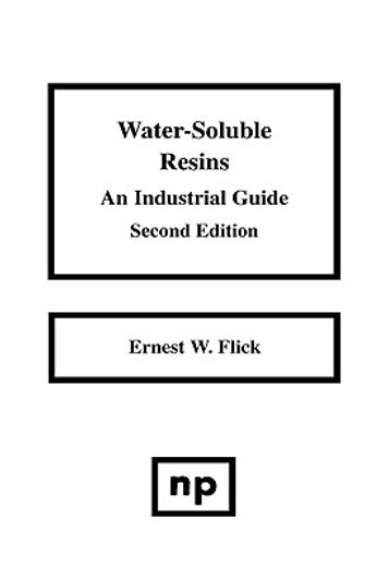 water soluble resins (en Inglés)