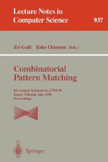 combinatorial pattern matching (en Inglés)