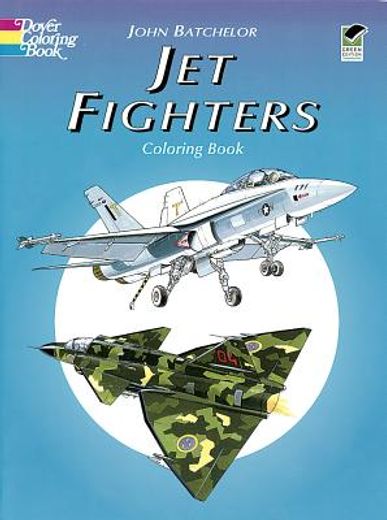 jet fighters coloring book (in English)