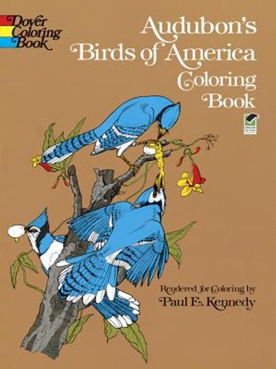 audubon ` s birds of america coloring book (en Inglés)