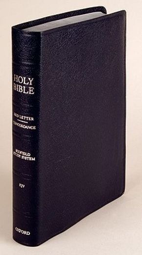 the holy bible,the scofield study bible, king james version, navy bonded leather, classic edition (in English)