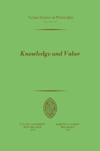 knowledge and value (en Inglés)