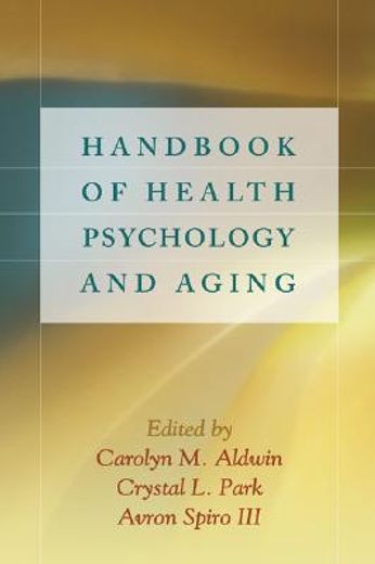 handbook of health psychology and aging