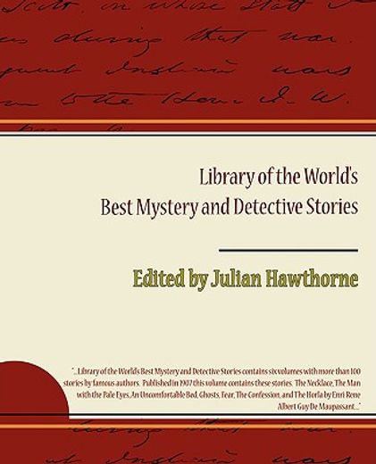 library of the world s best mystery and detective stories