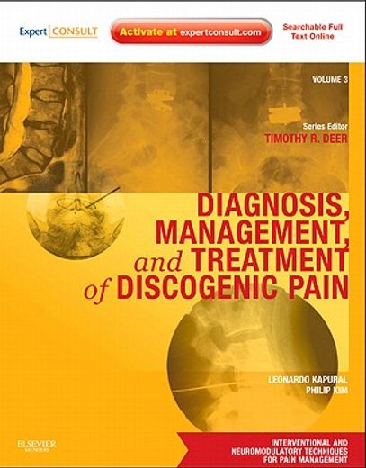 Diagnosis, Management, and Treatment of Discogenic Pain (en Inglés)