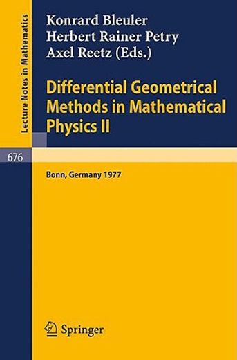 differential geometrical methods in mathematical physics ii (en Inglés)