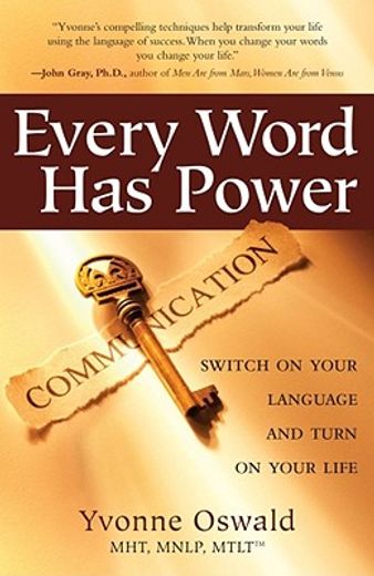 every word has power,switch on your language and turn on your life (en Inglés)