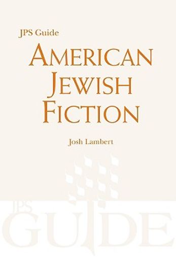 american jewish fiction,jps guide (en Inglés)