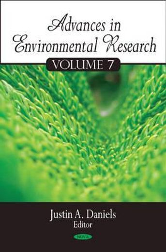 advances in environmental research
