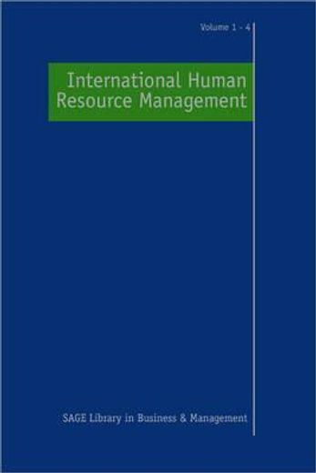 International Human Resource Management (en Inglés)
