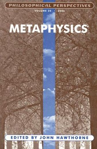 Metaphysics, Volume 20 (en Inglés)