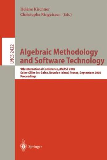 algebraic methodology and software technology (in English)