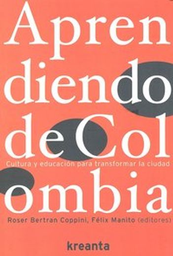 Aprendiendo de Colombia (in Spanish)
