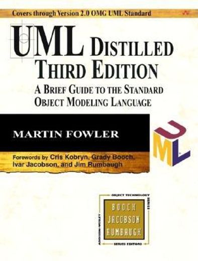 uml distilled,a brief guide to the standard object modeling language (en Inglés)