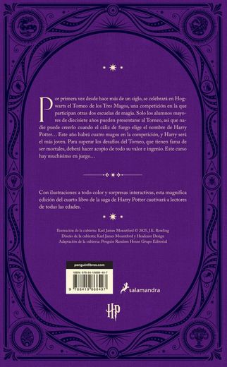 Harry Potter y el cáliz de fuego (Harry Potter ediciones ilustradas interactivas 4)