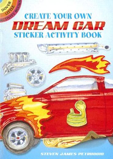 create your own dream car sticker activity book [with 40 reusable stickers]