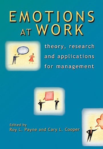 emotions at work,theory, research and applications for management