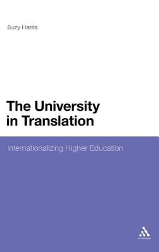 the university in translation,internationalizing higher education