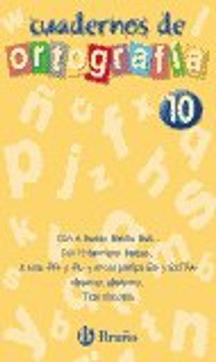 Cuaderno de Ortografía 10 (Castellano - Material Complementario - Cuadernos De Ortografía)
