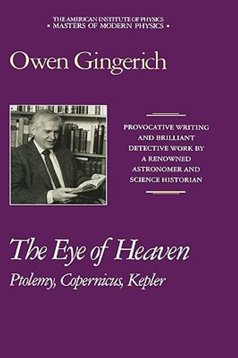 the eye of heaven,ptolemy, copernicus, kepler (en Inglés)