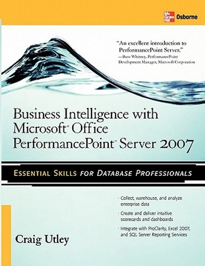 business intelligence with microsoft office performancepoint server 2007