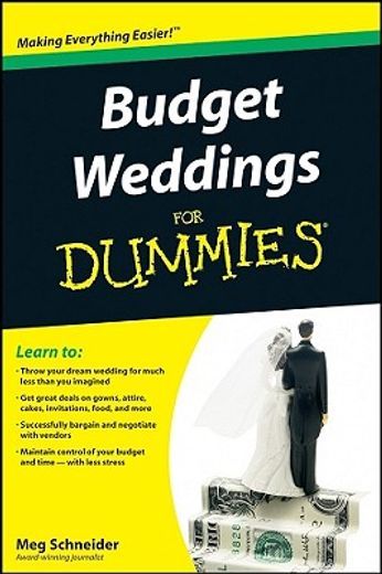 budget weddings for dummies (en Inglés)
