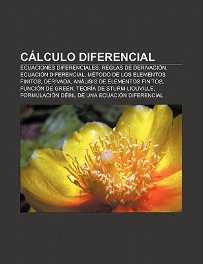 Libro C Lculo Diferencial: Ecuaciones Diferenciales, Reglas De Derivaci ...